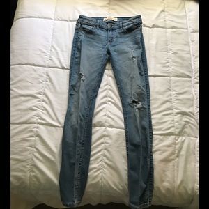 Hollister super skinny low rise jeans